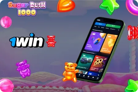 Game Sugar Rush on casino 1Win